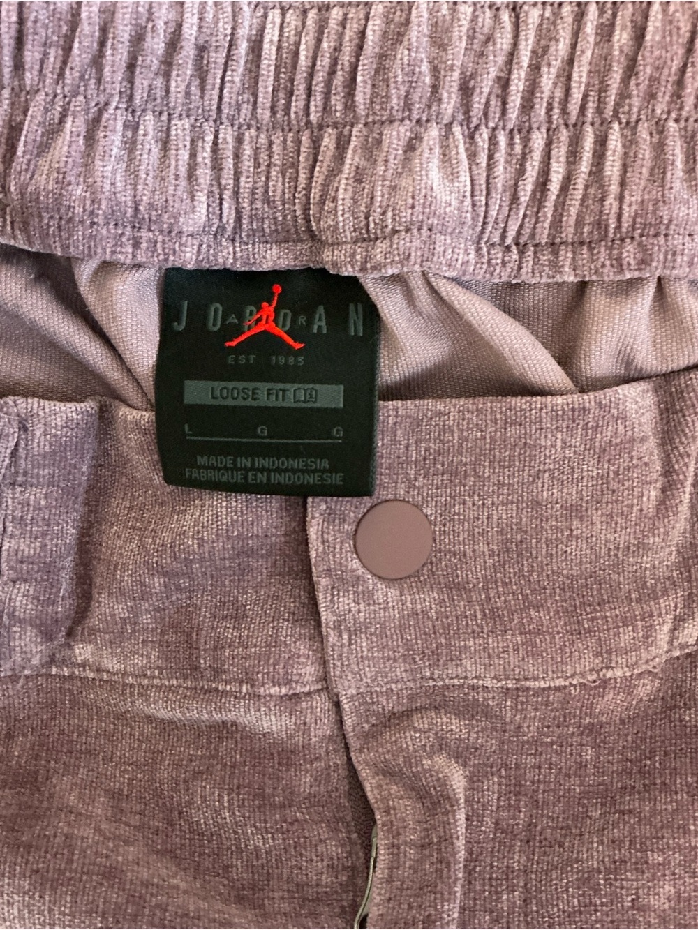 Jordan Women's Cargo Track Pants in Mauve Pink - Picture 4 of 4